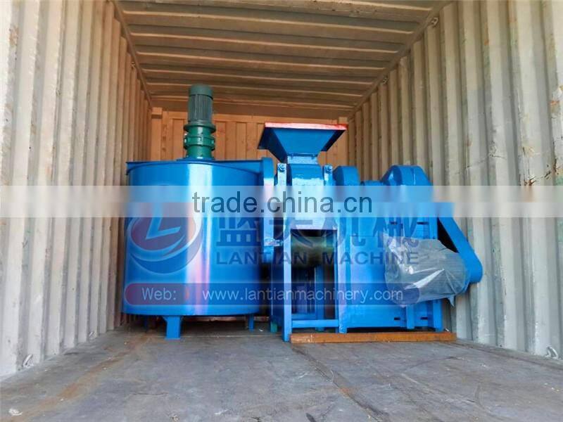 Durable powder shaping briquette production line