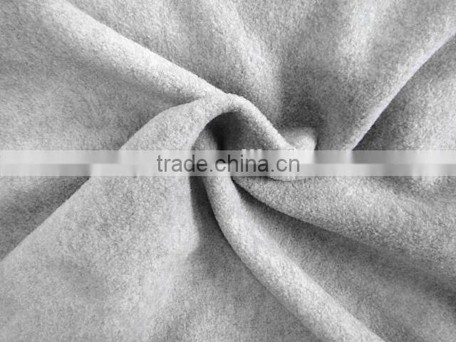 Wholesale Spun Fleece 100% Polyester Grey and Melgrey for blanket