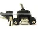 RJ45 Panel Mount Cable Male to Female
