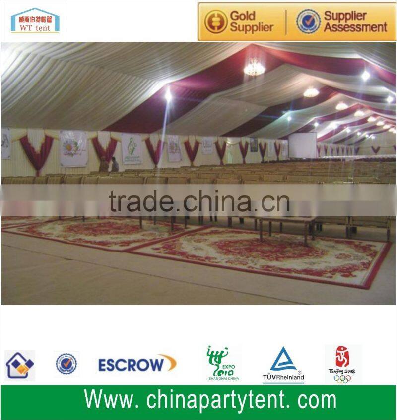 Aluminum frame / pvc fabrics 16 x 22m marquee party tent for sale