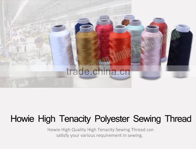 Polyester Filament 250D/3 fire proof polyester Yarn For Leather Thing