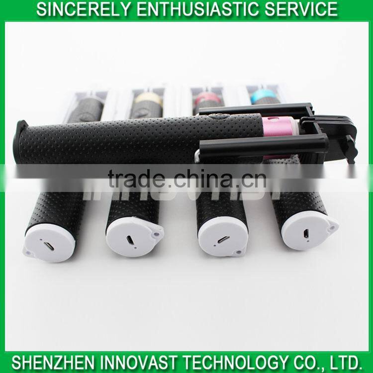 New Foldable bluetooth aluminum alloy selfie stick