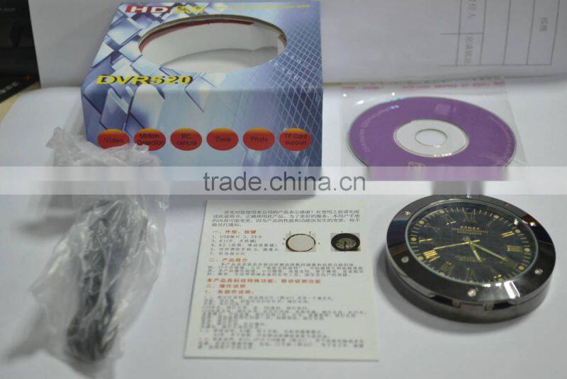 Roma Alarm Hidden Clock Camara Mini hidden dvr clock camera