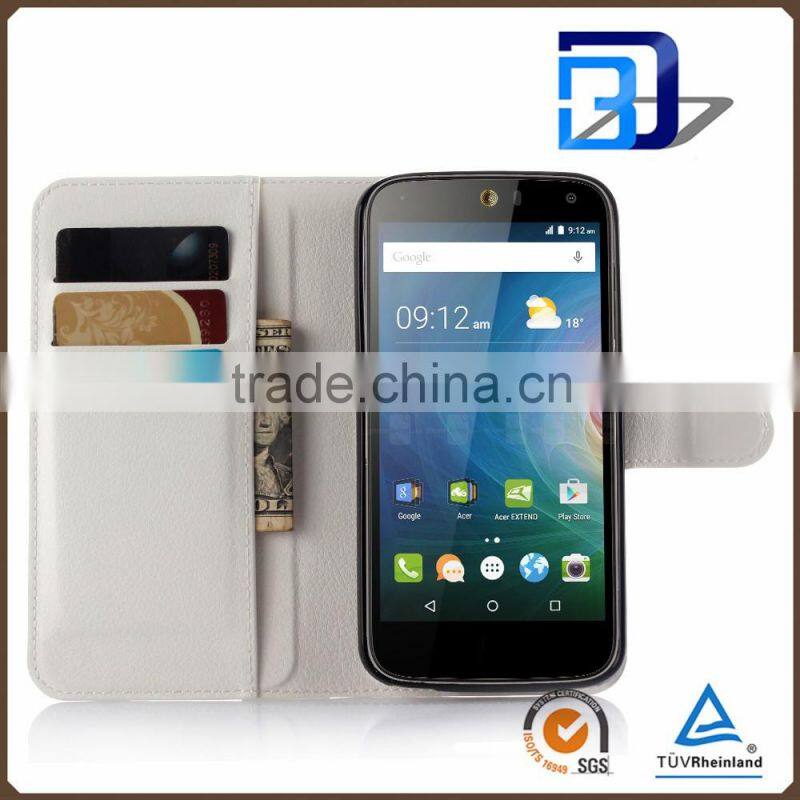 for acer liquid z630 case, Litchi Design Credit Card Wallet Stand Flip leather case for Acer Liquid Z630 low price china