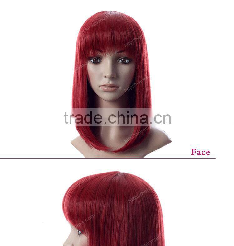 Factory price Heat Resistant Fiber synthetic hair wig