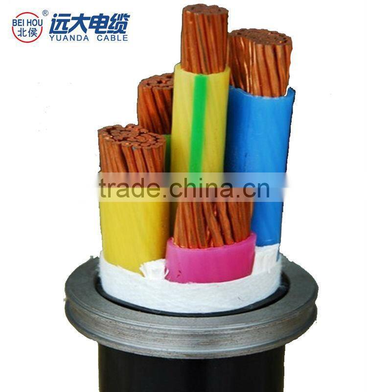 Copper conductor XLPE insulated steel tape armored and PVC sheathed power cable