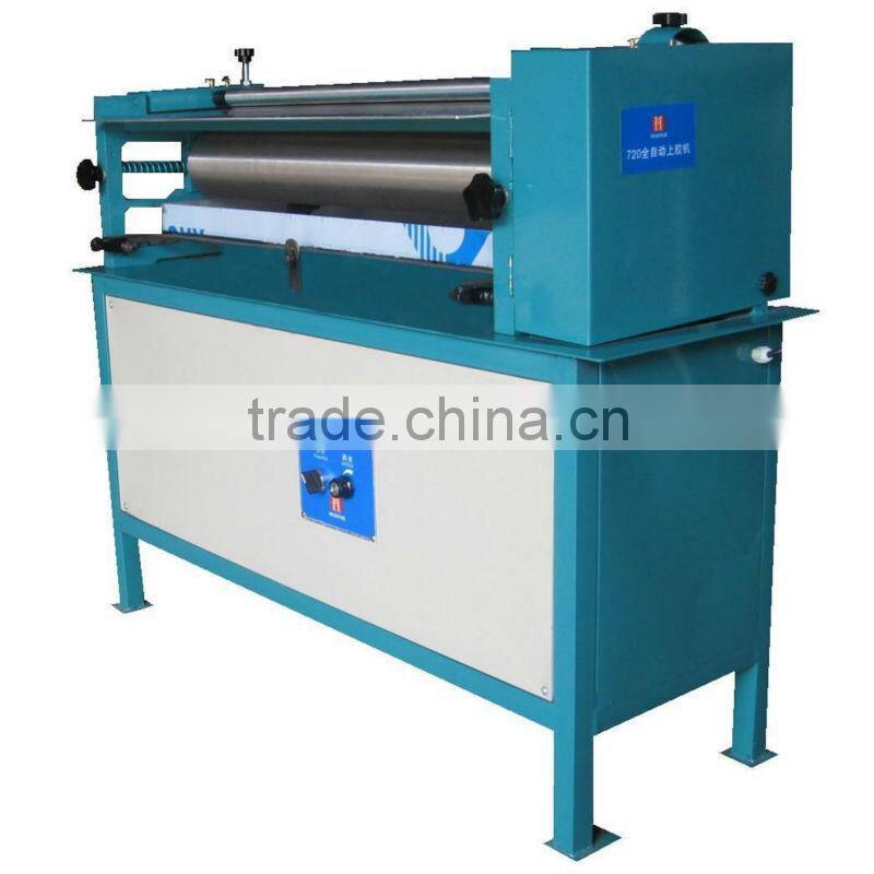 Semi-auto gluing machine for album