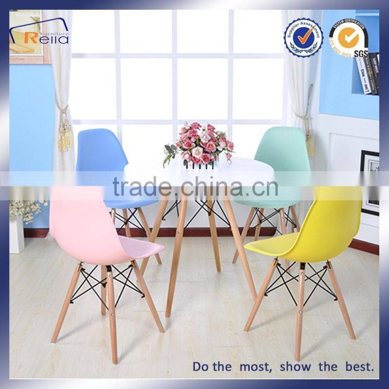 Hot Sale China No Folding Dining Table and Chair Set, MDF Dining Table