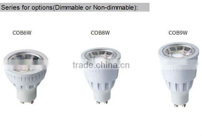 30 deam angle degree led gu10 6W COB gu10u