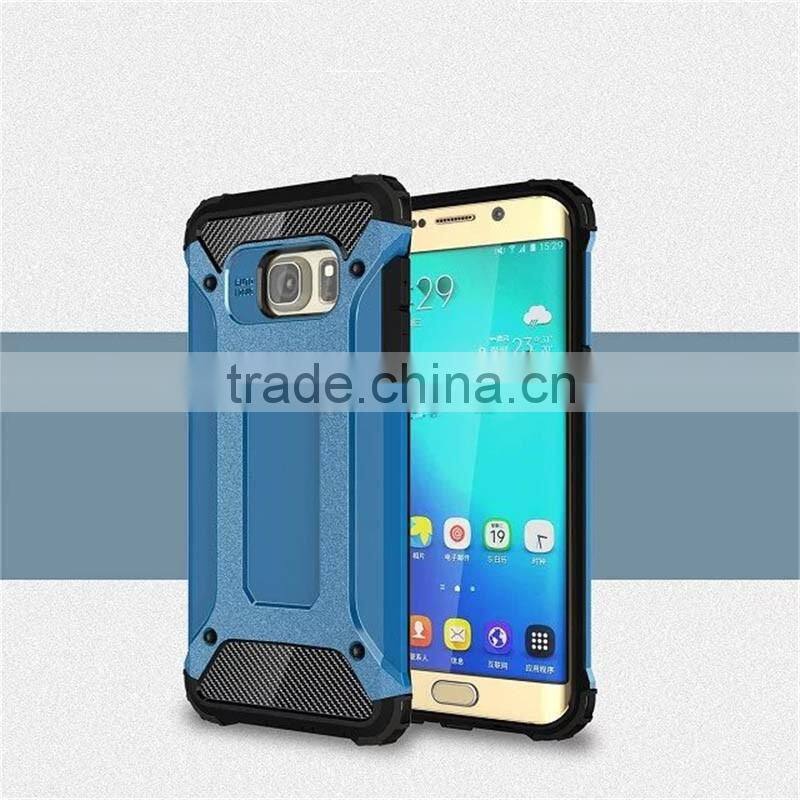2016 Latest free sample For Samsung Galaxy S6 Edge Plus Armor Impact PC TPU phone Case ,mobile Phone Case