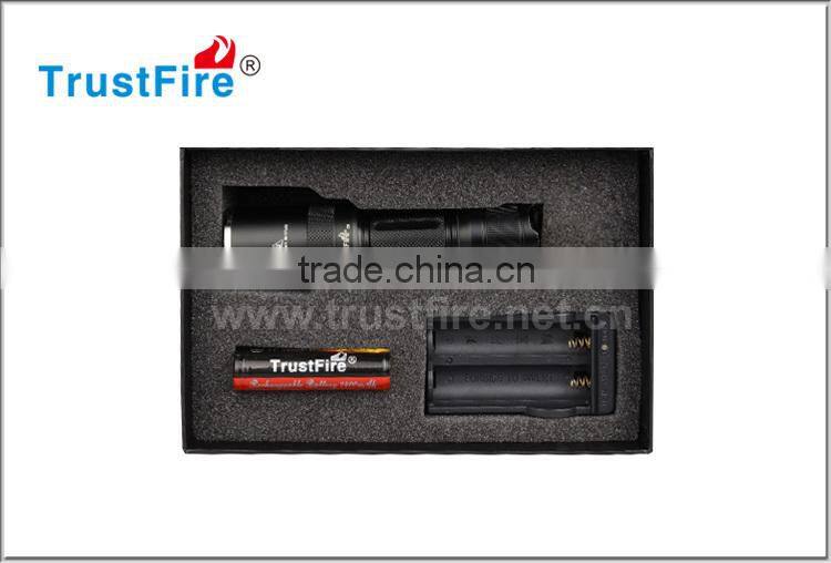 TrustFire Hot sale police zoomable maglite Z6 with 1*CREE XM-L 2 led 1600lumen 1*18650 battery operated