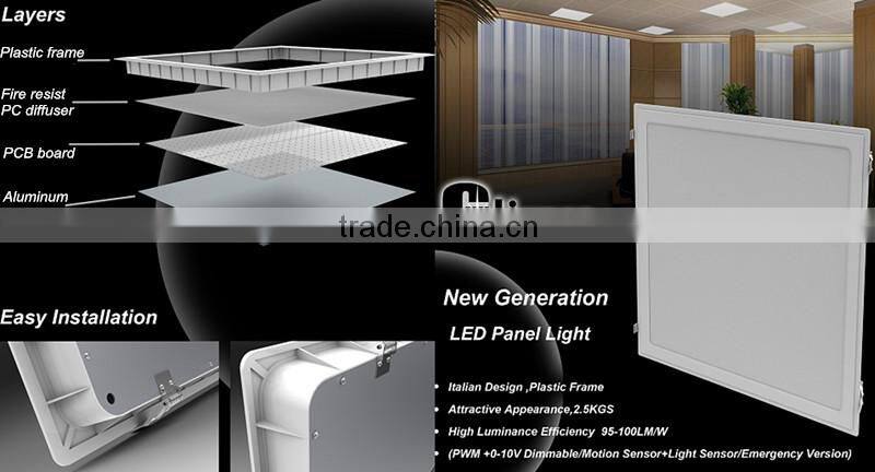 Backlit led ceiling panel light 120lm/w