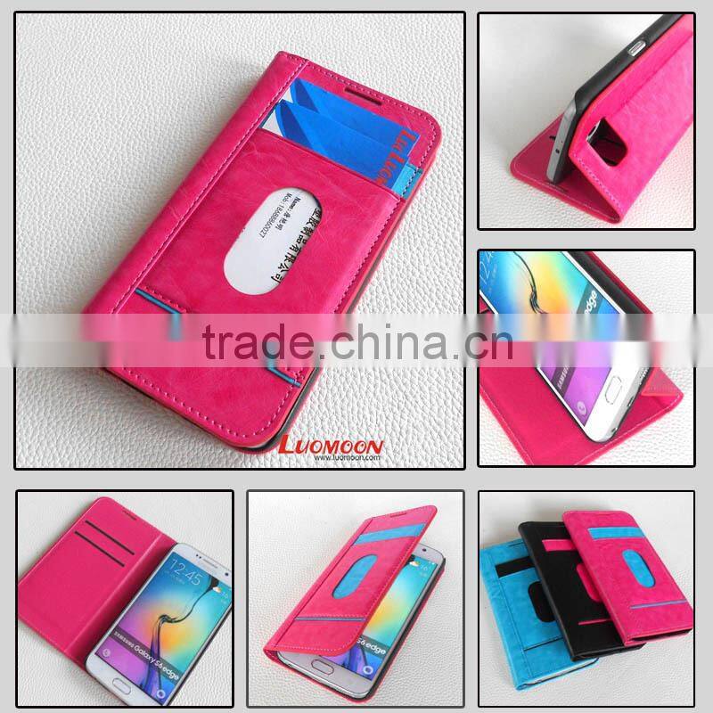 Fashion Crazy Horse Pattern Phone Cover Case