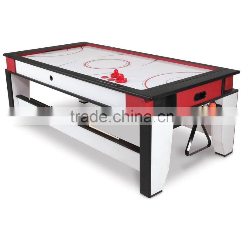 7' High quality 2 in 1 table games table with Factory promotion. Air hockey table, Pool table.