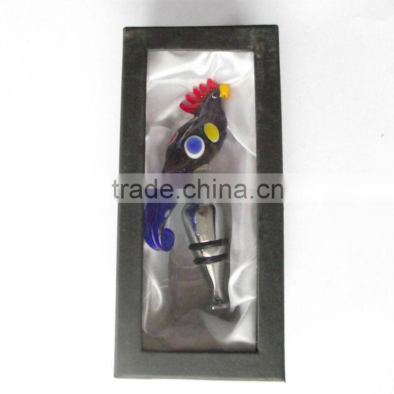 chicken wine stopper,animal wine stopper,glass wine stopper
