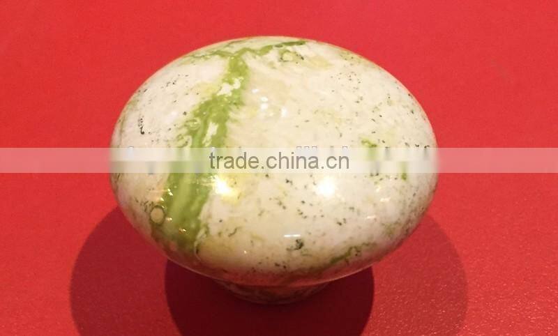 Rural Style Round Ceramic Furniture Knob for Cabinet and drawer