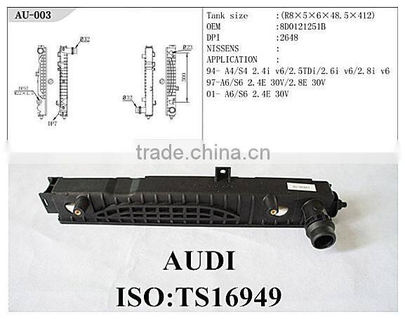 guten top Extraordinary Radiator Plastic Tanks For AUDI OEM:8D0121251B