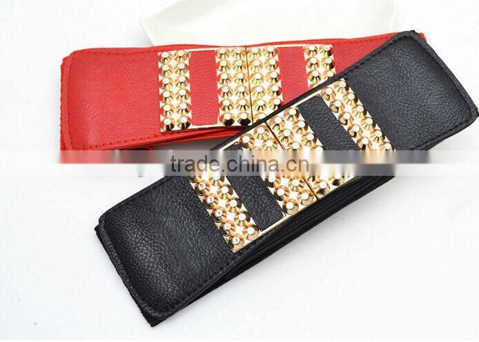 2014 Best fashion silver metal belt women fashion belt