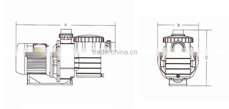 PIKES SB plastic Priming Swimming Pool Pump