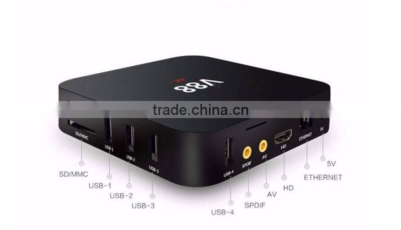 2016 V88 RK3229 Kodi 16.0 Android 5.1 SET TOP TV box