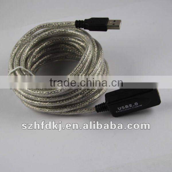 High speed usb extender cable male to female,10m active usb 2.0 PC ,10m usb cable