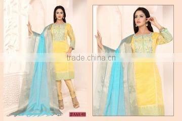 Sprightly Maroon Cotton Churidar Suit/fashion Churidar Suit online