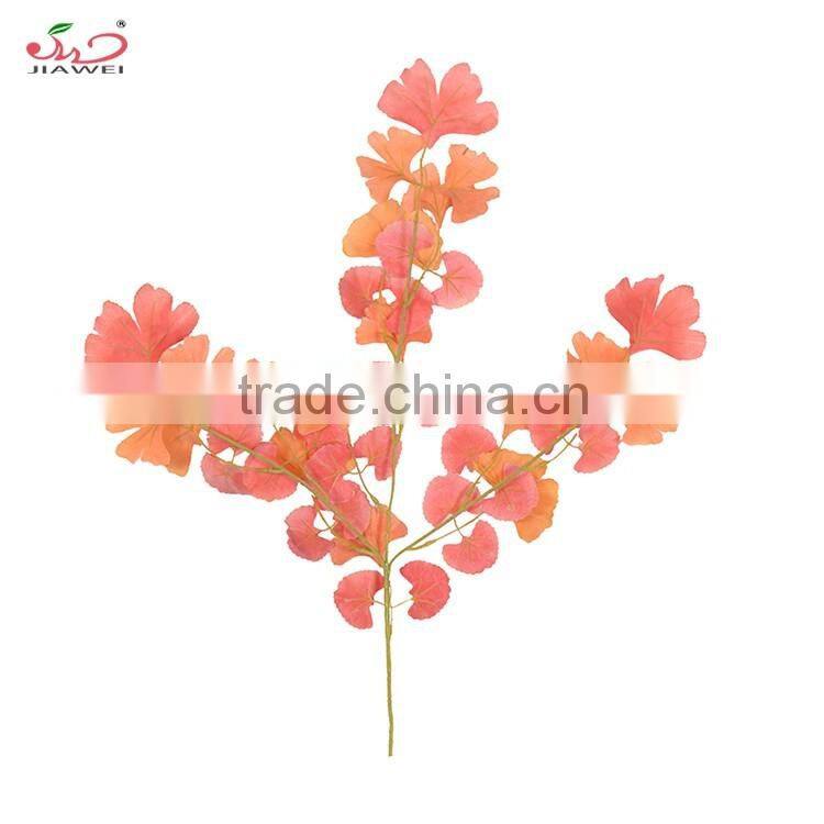 2016 YIWU Arts&Crafts fabric wholesale indoor artificial leaves