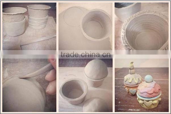 wholesale electro-plated pottery candle with flower shape