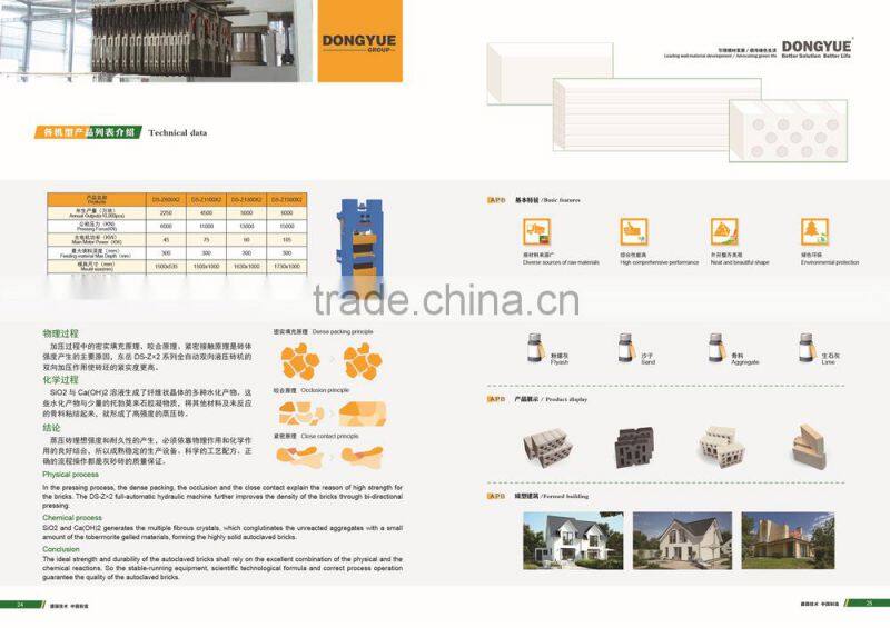 Automatic bi-directional pressing equipment for aerated block with high density