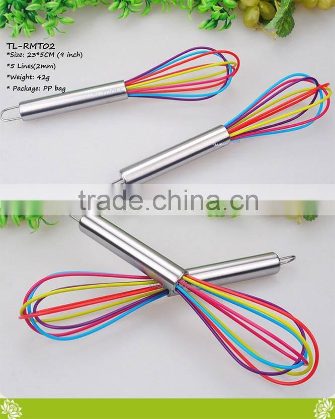 FDA Approved Stainless Steel Wire Egg Mixers,Egg Cream Mixer For Cookware,Amazon egg beater for kitchen