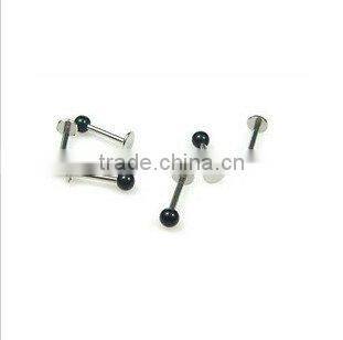 Fashion body piercing jewelry acrylic labret stud