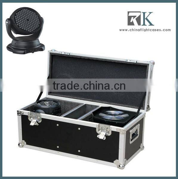 RK HOT SALE , 1 hold 2 lights ,Led street moving head lighting road ready flight case