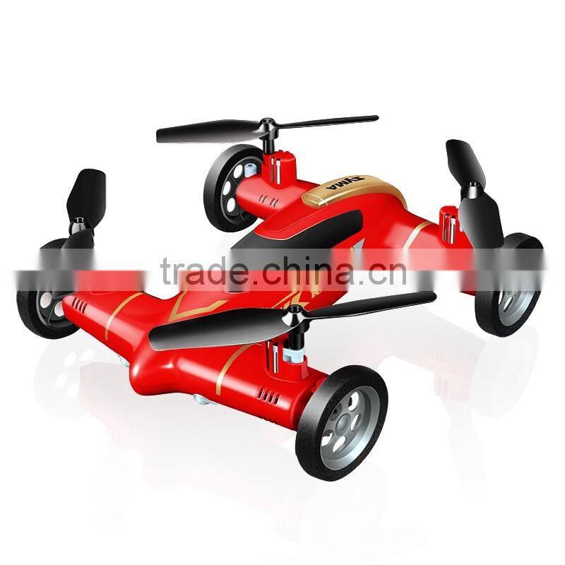 2.4G 4CH 6-axis SYMA X9 Air&Sky Dual Mode RC FLying Car Air-land RC Drone with 3D Flip