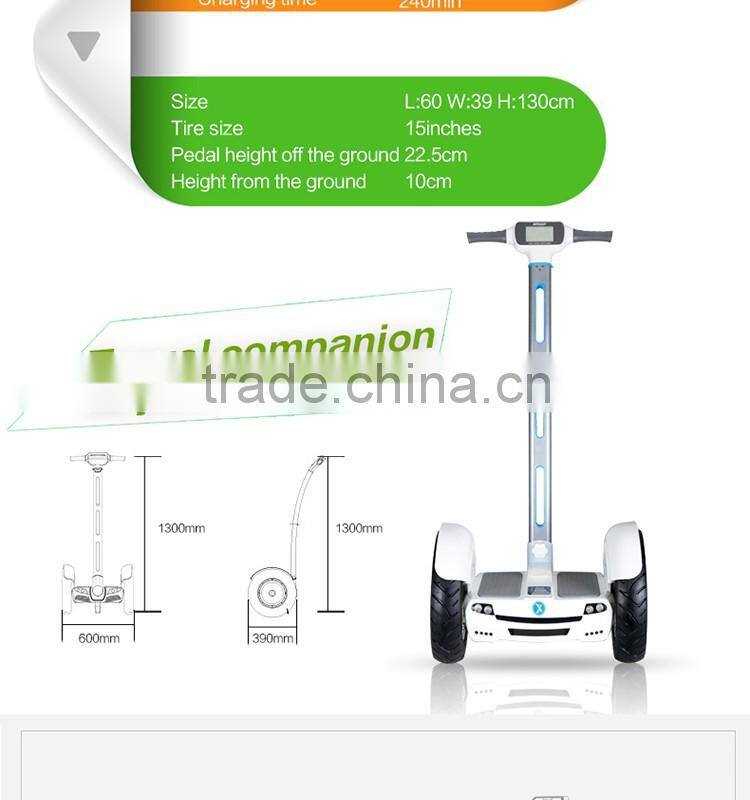 2016 new handling 15 inch wheel electric handicaped scooter