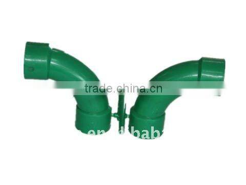 PPR pipe fitting mould of over cross with 8 cavities