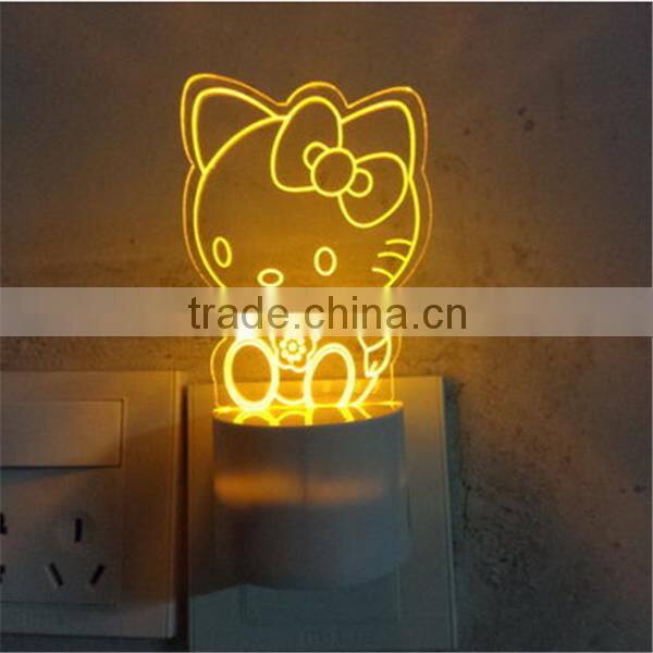 Timely service kids home table lamps acrylic led night lights