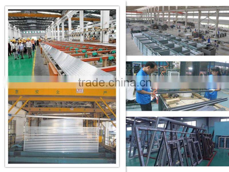 Aluminium curtain wall profiles for glass wall or curtain wall