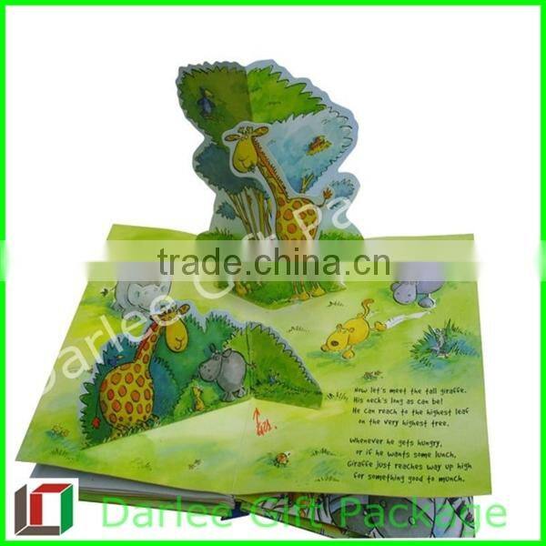 wholesale pop up book high quality custom print pop up book hardcover children book