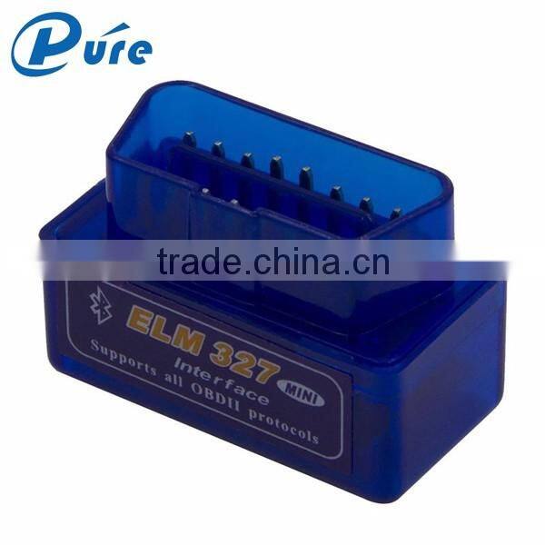 Smart super mini elm327 bluetooth v2.1 obd2 elm327 bluetooth obd hardware 2.1 diagnostic tool scanner