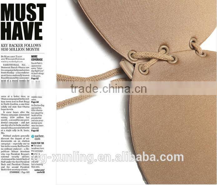 Sexy woman Push Up Self-Adhesive Silicone Bust Front Closure Strapless Invisible bra Wholesale