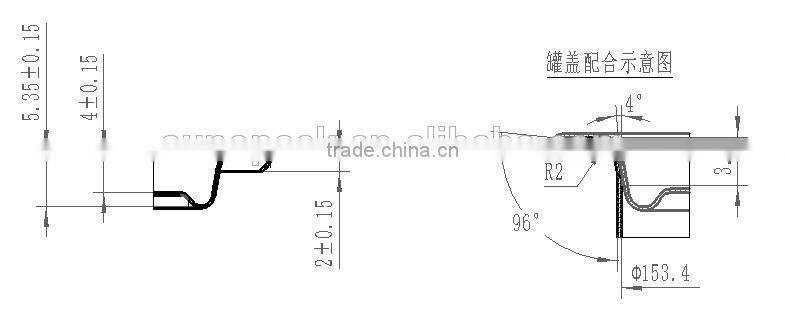 New products 603 EOE corn pet can easy open lid Trade Assurance Supplier