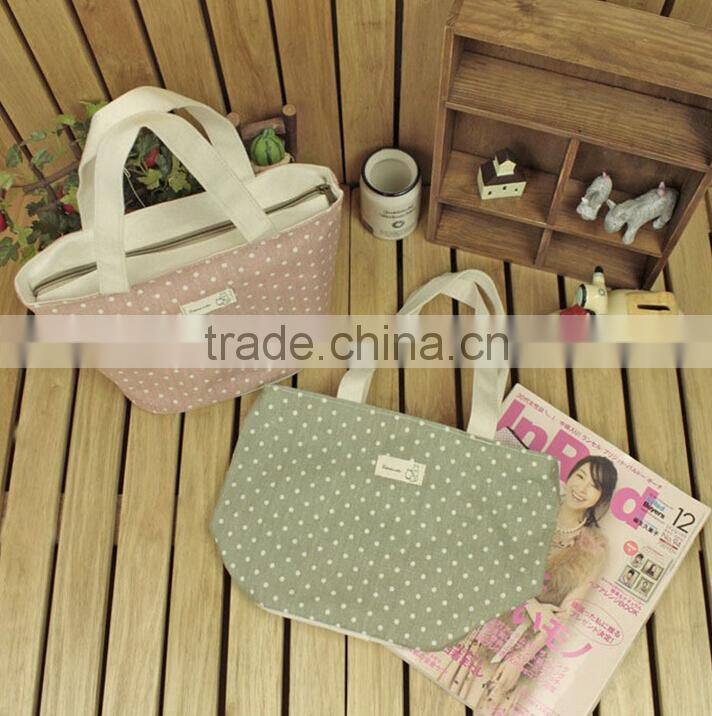 Hot sale good quality Cotton Jute handbag for lady