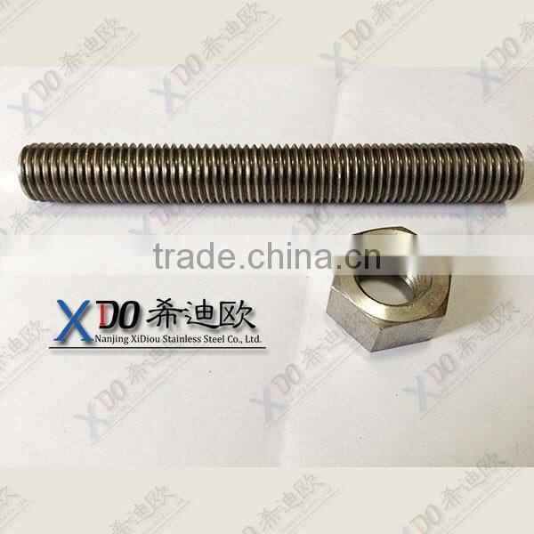S.S 321 / 347 /317L stainless steel fasteners all threaded rod
