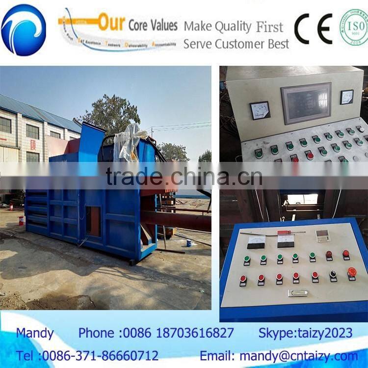 Factory sale price sawdus wood shavings press baler machine