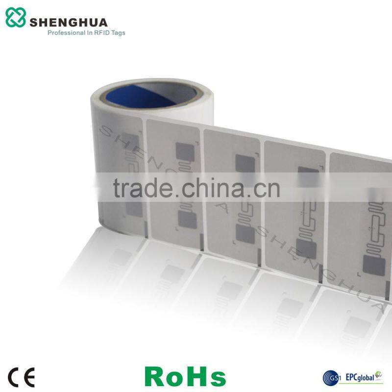 printable PET uhf Printable EPC CLASS1 GEN2 Alien Chip 860~961 MHZ RFID Smart Label for aviation