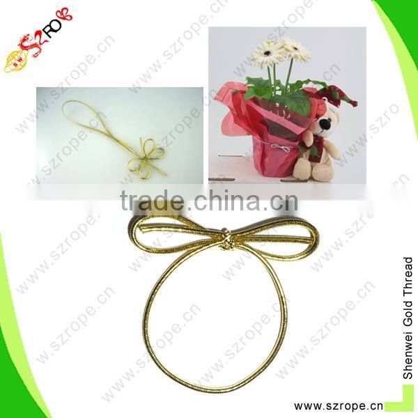 2016 colorful polyester elastic gift bow