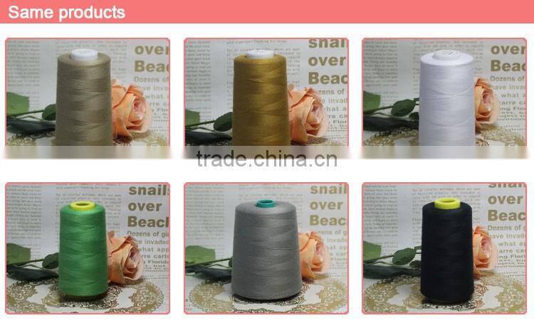 high quality 40 2 100% spun polyester sewing thread polyester