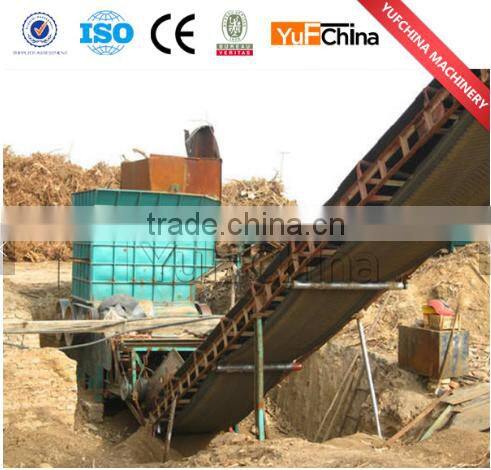 Wood Logs diesel wood chipper