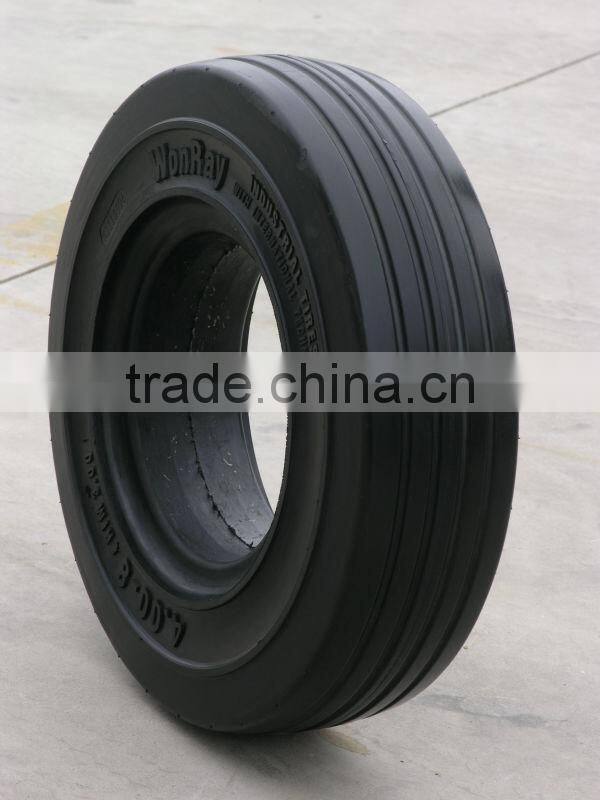 hot sale 2.00-8 industrial tyres for trailers solid pneumatic tyres from China