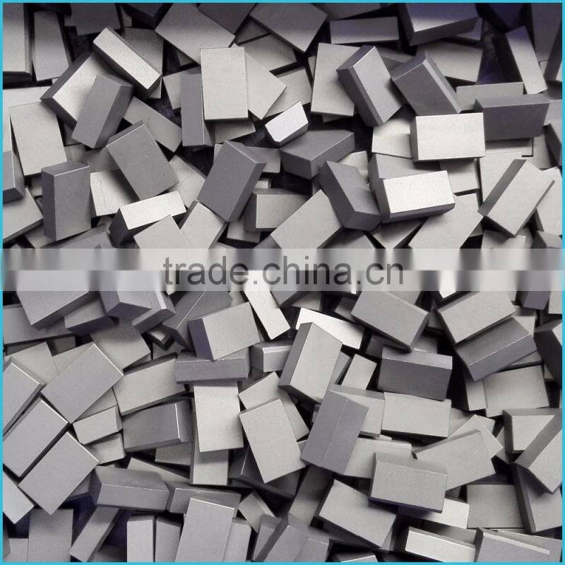 YG6 carbide tips fro cutting plastic resin buttons